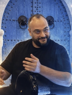 Portrait of Yassine Bouaoun, percussionist